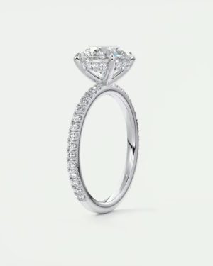 Engagement Wedding Ring -Sterling Sliver