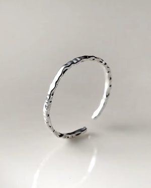 Minimalist Geometric Rings -Sterling Silver