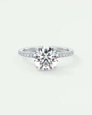 Engagement Wedding Ring -Sterling Sliver